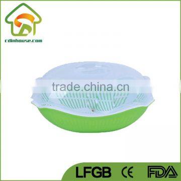 Plastic PP Wash Fruit Vegetable Basket With Lid photo-4