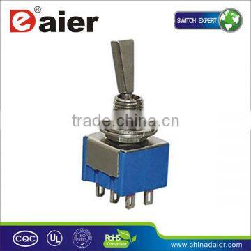 12V ON-ON or ON-OFF-ON 2 Pole 6 PIN toggle switch