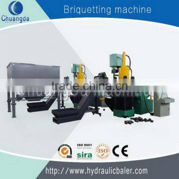 Waste aluminum briquetting press