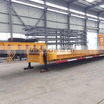 Tri-axle 60 Tons Extendable Low Bed Semi Trailer, Wind Power Transporter Truck Trailer photo-6