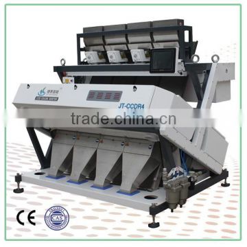 perfect touchscreen multiingual operation interface with led light pumpkin seed color sorter machine