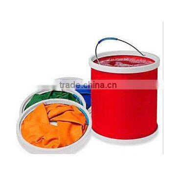 Can be widely used for fishing, car washing, camping, household, student picnic, vacation, promotion gift, etc. Foldable bucket