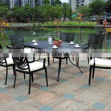 Oval Table Cast aluminum outdoor furniture for project