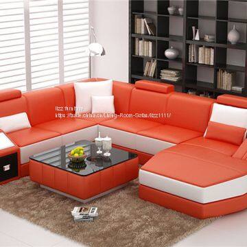 2017 Lizz European Style Leather Sofa photo-2