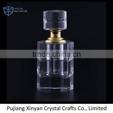 Modern style good quality modern crystal perfume bottle for wholesale