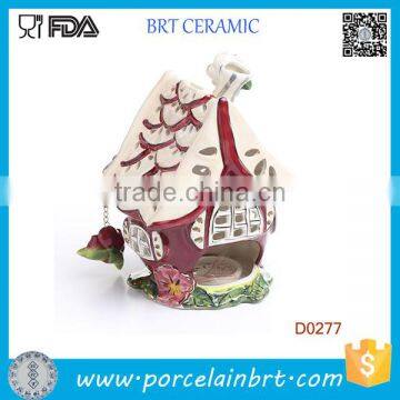 Christmas Gift Small Apple Ceramic Fairy Garden Houses