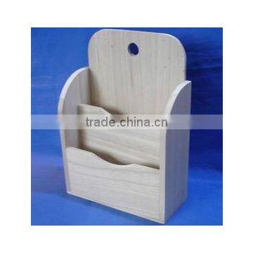 Factory Price Unfinished Office Used Wooden Paper File Holder Wholesale photo-2