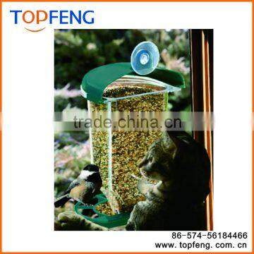 Window Bird Feeder, Suction Cup Attaches to Window so Watching Birds is Fun, Best Feeder for Small Wild Backyard Birds photo-3