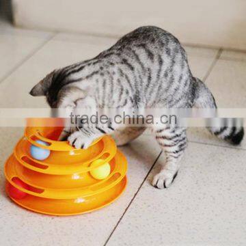 Funny Kitty Cat Interactive Amusement Plate Trilaminar Crazy Ball Disk