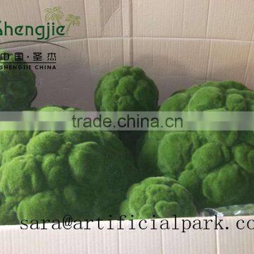 Artificial Moss Art Circle Decorative Moss Artificial Green Moss photo-4