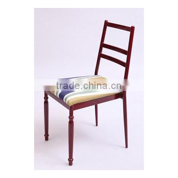 wholesale Quality antique metal square back dining chair QL-T855