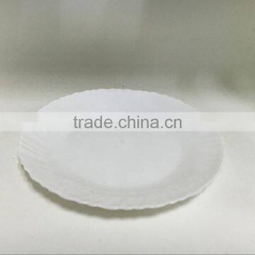 New opal tableware cheap white china plate