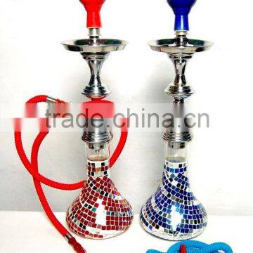 metal & glass hookah