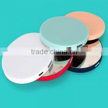 2000mAh Power Bank Mirror, Make Up Box Power Bank 2000mAh for Lady, Dressing Box Portable Charger 2000mAh Gift photo-6