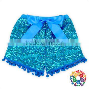 Baby Sequin Shorts With Bow Black Sequins Girls Underwear photo-3