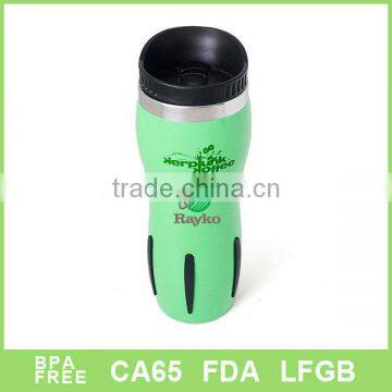 Wholesale Stainless steel mug with rubber fins