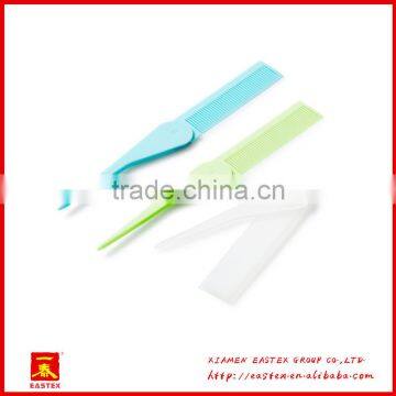 Good Quality Mini Pocket Plastic Folding Comb photo-5