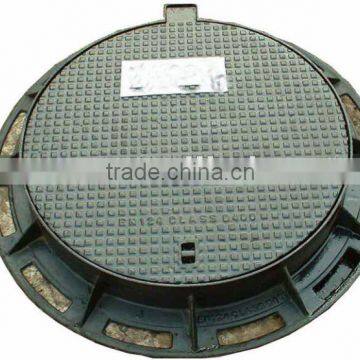 round ductile iron cast iron manhole cover with lock