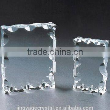 Jingyage Transparent Sublimation Crystal Blanks Cube photo-3