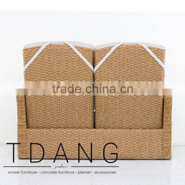 Mandalay Outdoor Patio Bench - Vietnam Wicker Furniture - ConversationFurniture photo-5