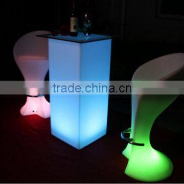 Light up Coffee Table/light up Cocktail Table/light up Bar Cuboid Table photo-2