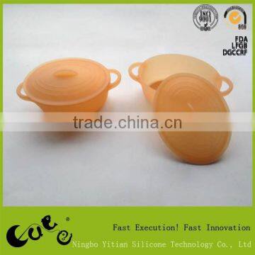 silicone bowl with lid