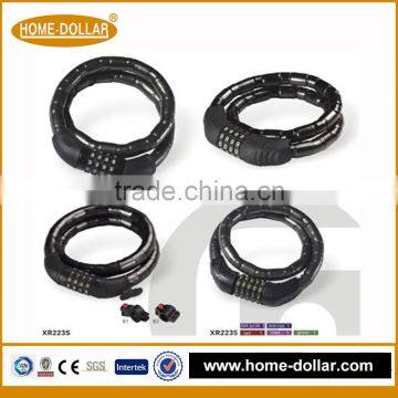 Pvc Bracket With Keyring Bicycle Chain Lock Safety Bike Cable Lock Bicycle Lock photo-4