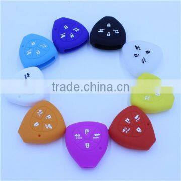 Silicone Car Key Shell. Fob Key Case for Toyota 4 Buttons photo-5