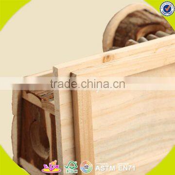 2017 New Design Wooden Mini Animal House Lovely Wooden Mini Animal House Small Wooden Mini Animal House W06F021 photo-6