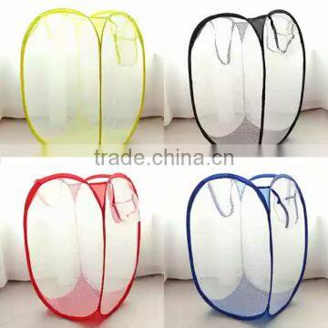 Promitional Colorful Cheap Foldable Plastic Laundry Basket photo-2