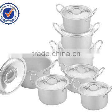 14pcs 16-28cm High Quality Satin Aluminum Multi Soup Stock Pot Set photo-4