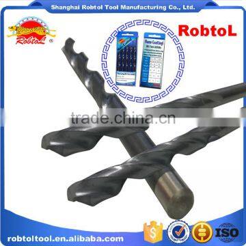 8mm Nano Chromium Aluminum Titanium Coating Straight Shank Hss Twist Drill Bits Cobalt Fully Ground Bright Finish Drilling Metal photo-3