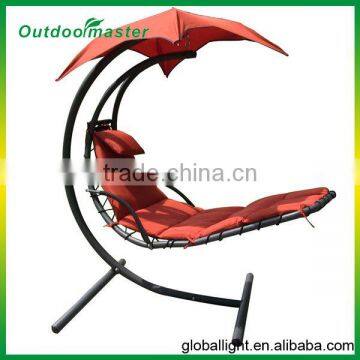 Outdoor Garden Folding Sun Loung Chair With Caniopy