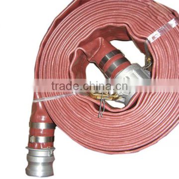 High pressure 8 bar agriculture irrigation PVC layflat hose pvc discharge hose