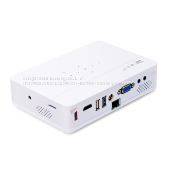 Full HD 1080P Home Office Short Throw Android HDMI USB Mini DLP 3D Projector photo-3