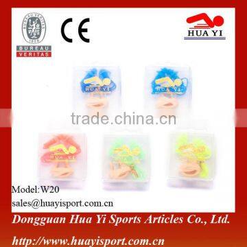 wholesale swimming pool accessory swimming ear plugs nose clip set for sale