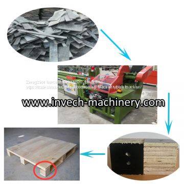 Waste Plywood nailing and cutting machine