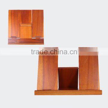 Adjustable Wooden Display Folding Tv Stand photo-3