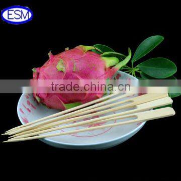 Hot sell party decoration double prong bamboo pick 20 CM