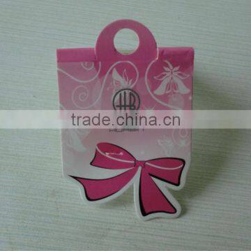 Factory wholesale hair extension hang tags with high quality