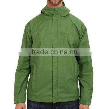 Men's rain protection outdoor jacket with hood