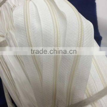 Raw White Number 5 Zipper Long Chain photo-2