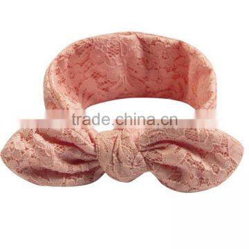 Turban Lace Baby Headband Braided Knot Lace Elastic Headbands From China Manufactory photo-5