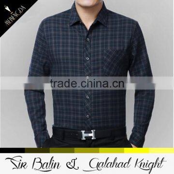 Rich Experience Clothing Manufacturer Direct Supply Latest Plaid 100% Cotton Shirt Designs for Men With Long Sleeve photo-5