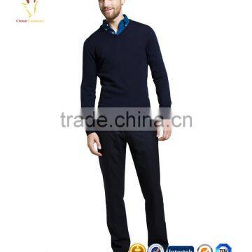 New Design Knitted Mens Cashmere Sweaters 100 Cashmere Pullover photo-3