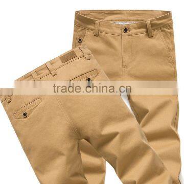 Wholesale Khaki/white/black/beige 100% Cotton Summer Pants for Men Long Pant Man Trousers photo-5
