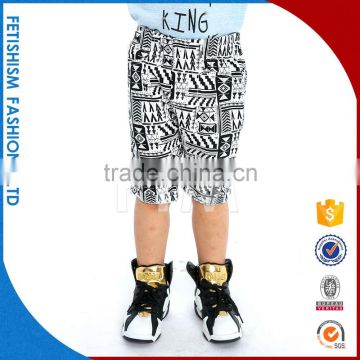 Popular custom board kids cotton shorts