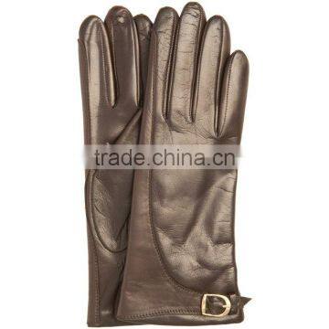 Leather Fashion Gloves Women photo-5