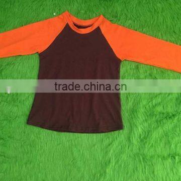 Wholesale Halloween Raglan Baby Girl Cotton Shirt Kids Long Sleeve Clothes Shirt Boutique Children Girl Halloween Raglan Fall photo-3
