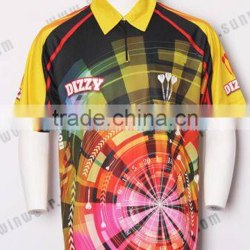 Dry Fit Sublimation Print Dart Shirts Men Jersey photo-2